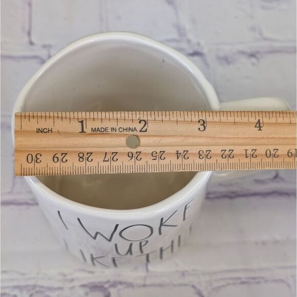 Rae Dunn I WOKE UP LIKE THIS Ceramic Mug - Picture 8 of 8